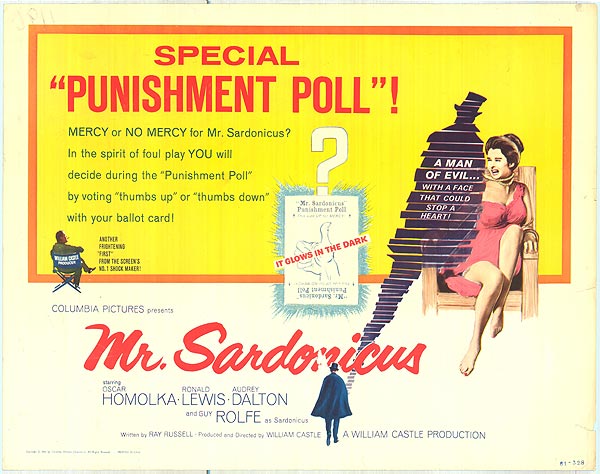 The William Castle Blogathon Review: Mr. Sardonicus (1961) | Anti-Film  School