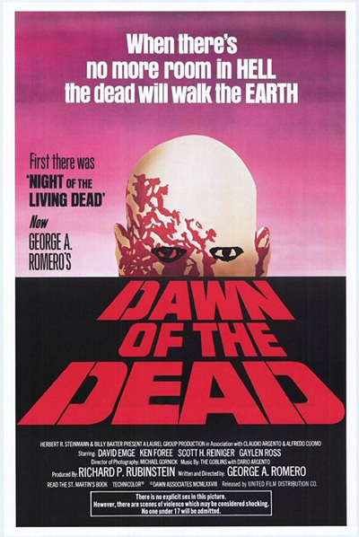 Dawn of the Dead 1978 movie poster